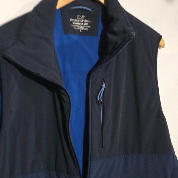 Vineyard Vines Primaloft Marine Air Vest - Blue - Sz L* - Picture 3 of 5